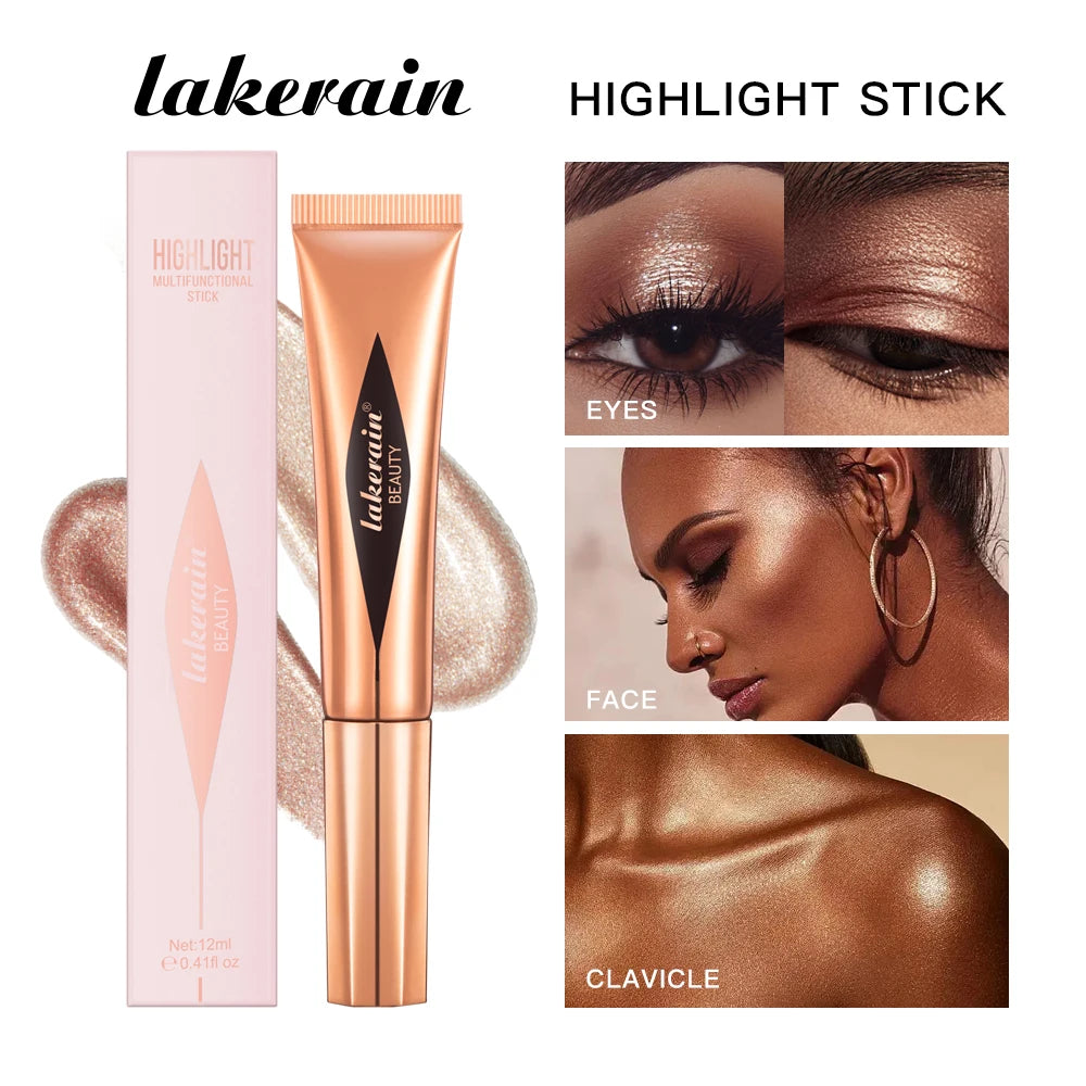 Multi-use Stick Bronzer Blusher Beauty Highlighter Blush Liquid Face Bronzer Natural Contouring Wand Stick Applicator Makeup Oasis Select
