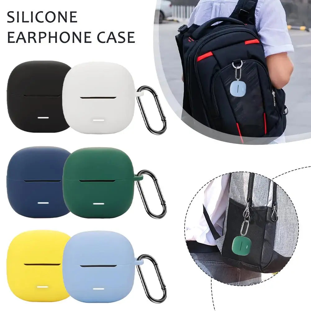 Redmi Buds 6 Lite Silicone Case Cover with Keyring