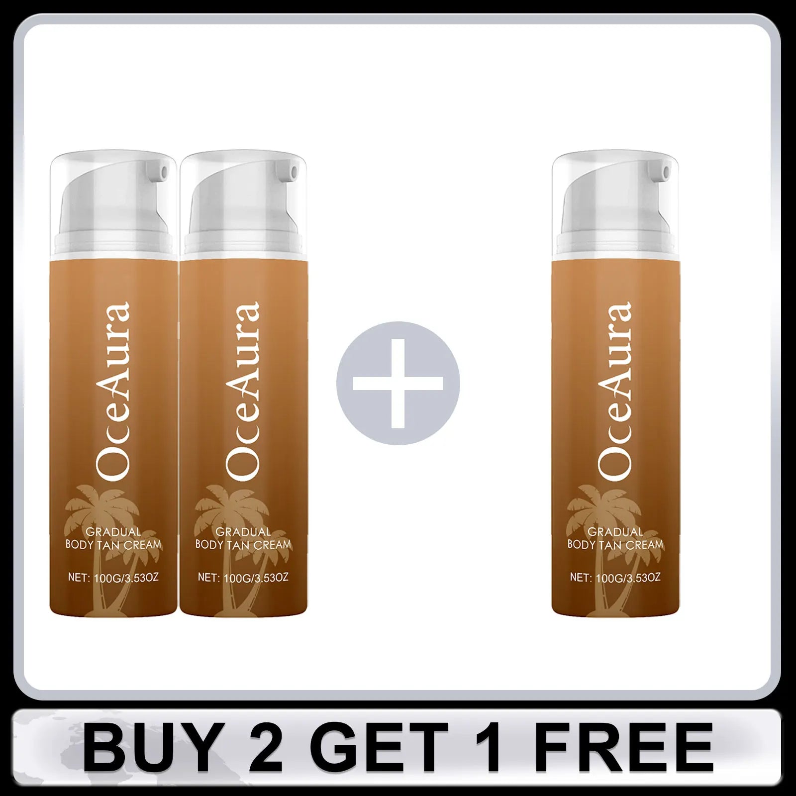Self Tanning Cream Accelerator Booster for Face Body Sunbed Cream Even Skin Tone Prevent Sunburn Bronzer Sunless Tanning Product Oasis Select Buy 2 Get 1 Free