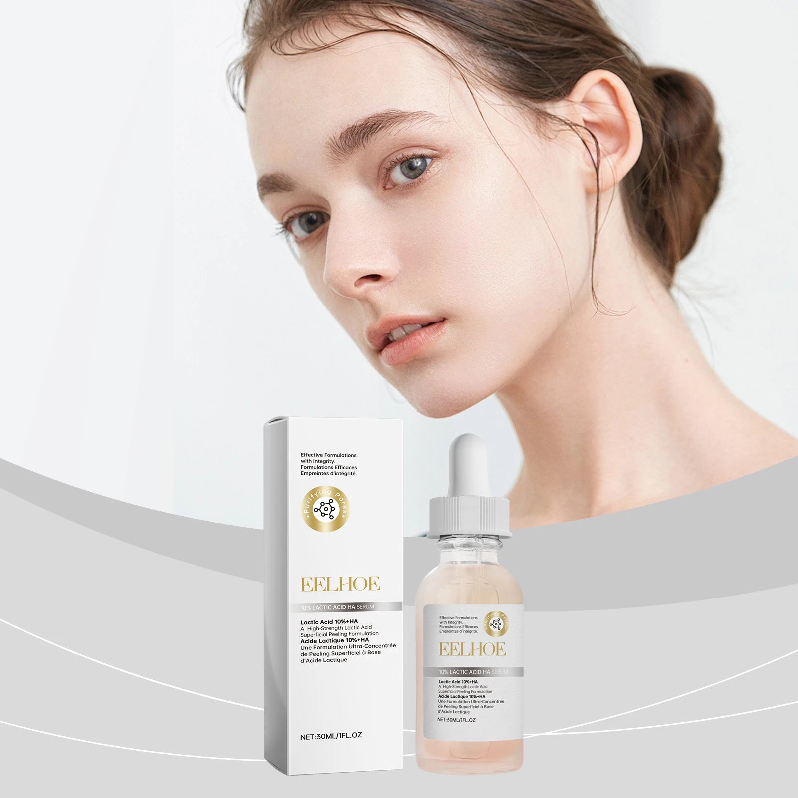 EELHOE Hyaluronic Acid & Lactic Acid Face Serum 30ml Face Serum Oasis Select