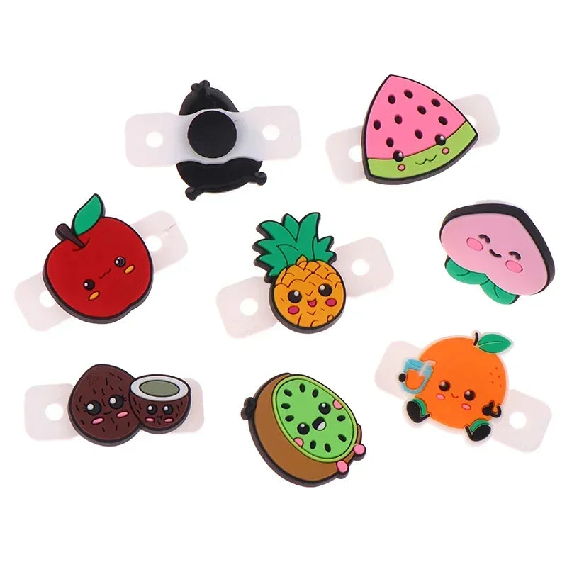 4/6/8Pc/Lot Tennis Vibration Dampeners Cartoon Fruit Shape Tennis Racket Anti Vibration Tennis Racquet Damper Tennis Accessories Oasis Select