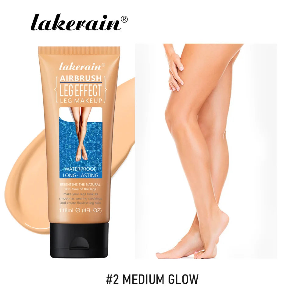 118mlLeg Makeup Concealer Cream, Moisturizing Lightweight Skin Brightener, Even Tone Leg Body Cosmetics Oasis Select Medium Tan
