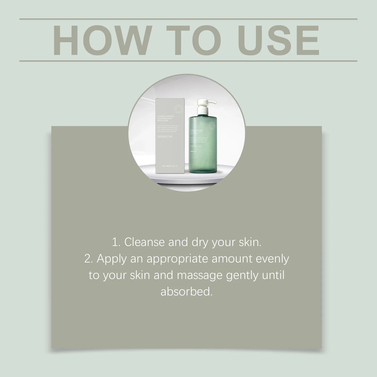 Hyaluronic Acid Body Serum – Hydrate, Soften & Firm Skin