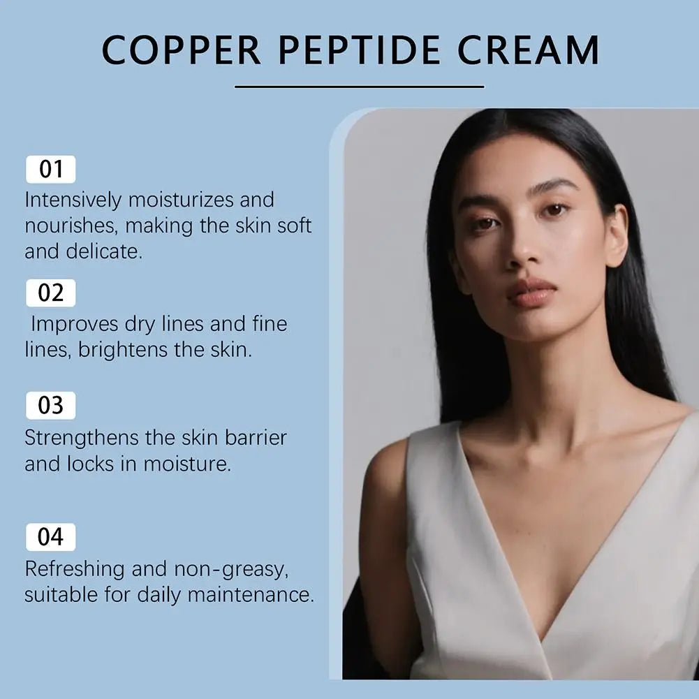 Copper Peptide Face Cream 50g – Anti-Aging Moisturizer Peptide Face Cream Oasis Select