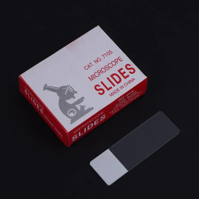 Wholesale 50Pcs DIY Accessories Microscope Slides Blank Biology Glass Slide For Basic Biological Science 25.4x76.2MM Oasis Select frosting