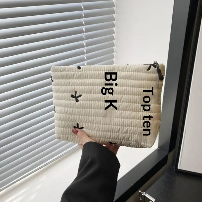 Bowknot Korean Style Clutch Bag – Women's Fashion Purse Fashion Clutch Bag Oasis Select White