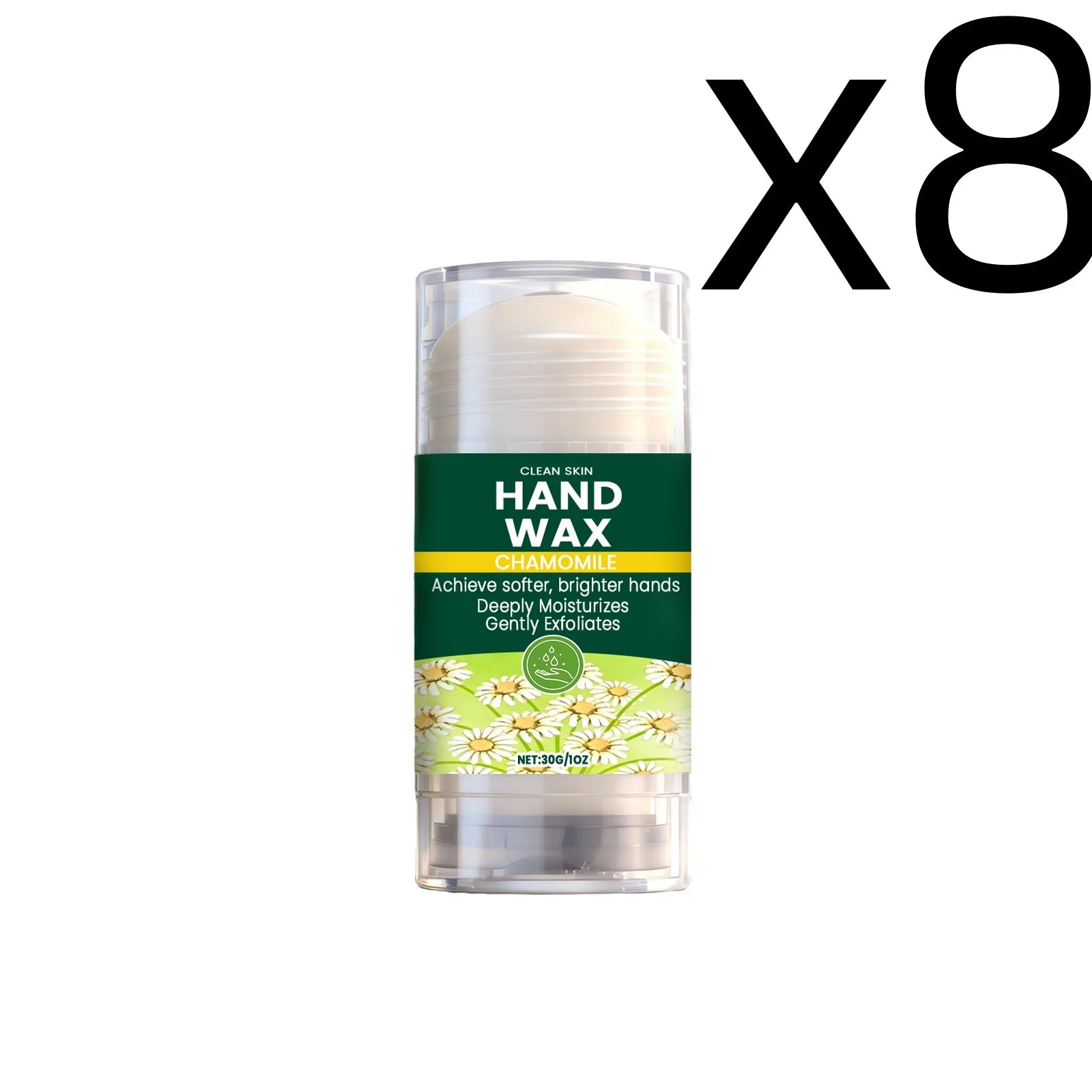 Chamomile Hand Wax Moisturize Hand Skin Repair Dry Cracked Soften Roughness Smoothing Skin Fine Lines Portable Hand Care Cream Oasis Select 30g X 8PCS