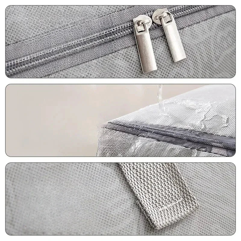 1-5Pcs Clothes Quilt Storage Bag Waterproof Moistureproof Large Capacity Luggage Bag Packing Bag Thickened Non-woven Storage Bag Oasis Select