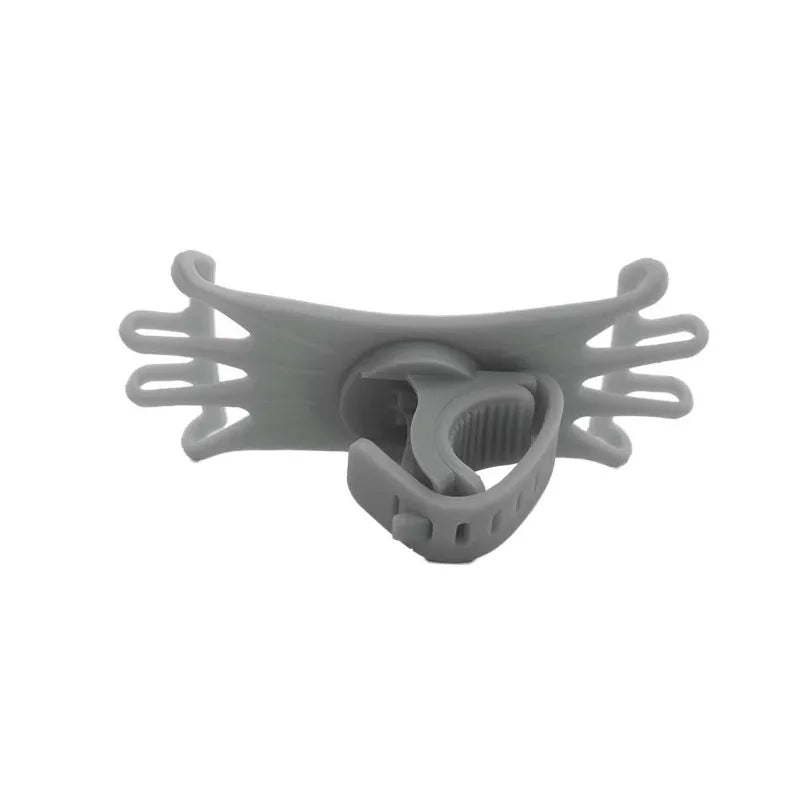 1/2/3pcs Rotatable Mobile Phone Bicycle Motorcycle Holder Bike Safe Bracket Silicone Support Silicone Pull Type Phone Stand Oasis Select 1pcs Grey