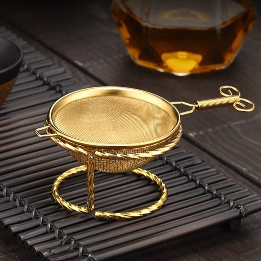 Fine Mesh Stainless Steel Tea Strainer & Coffee Filter