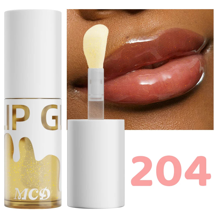 MCD Glitter Shimmer Lip Oil – Hydrating Plumping Glow Gloss