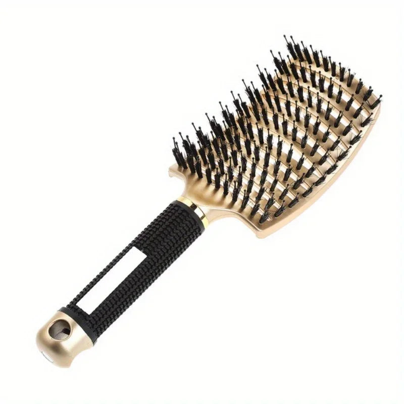 Multi-Color Scalp Massage Comb | Wet & Curly Hair Tool Scalp Massage Comb Oasis Select Golden