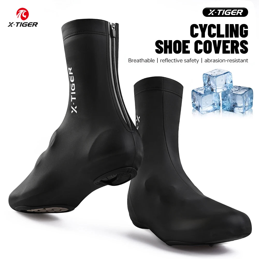 X-TIGER Bicycle Overshoes Sun Protection Summer Cycling Shoe Covers Windproof Dustproof Outdoor MTB Road Shoe Covers Breathable Oasis Select