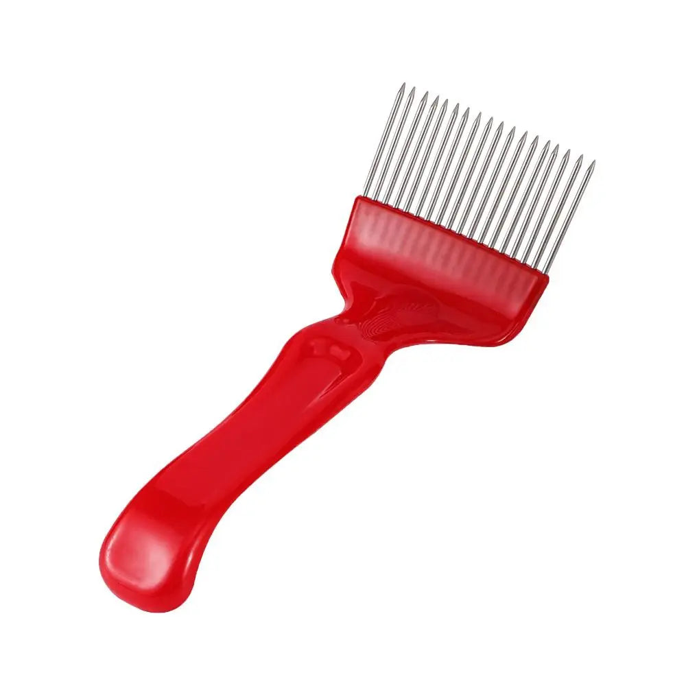 18/21 Pin Stainless Steel Honey Fork Scraper | Beekeeping Tool Beekeeping Uncapping Tool Oasis Select red-18 pin