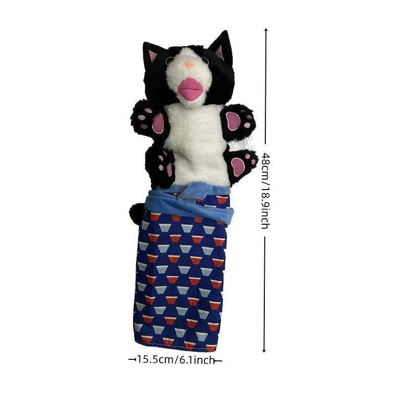 Interactive Cat Wrestling Puppet Toy with Poseable Limbs, Plush Stuffed Animal for Indoor Play ,Durable & Safe cat toys dog toy Oasis Select