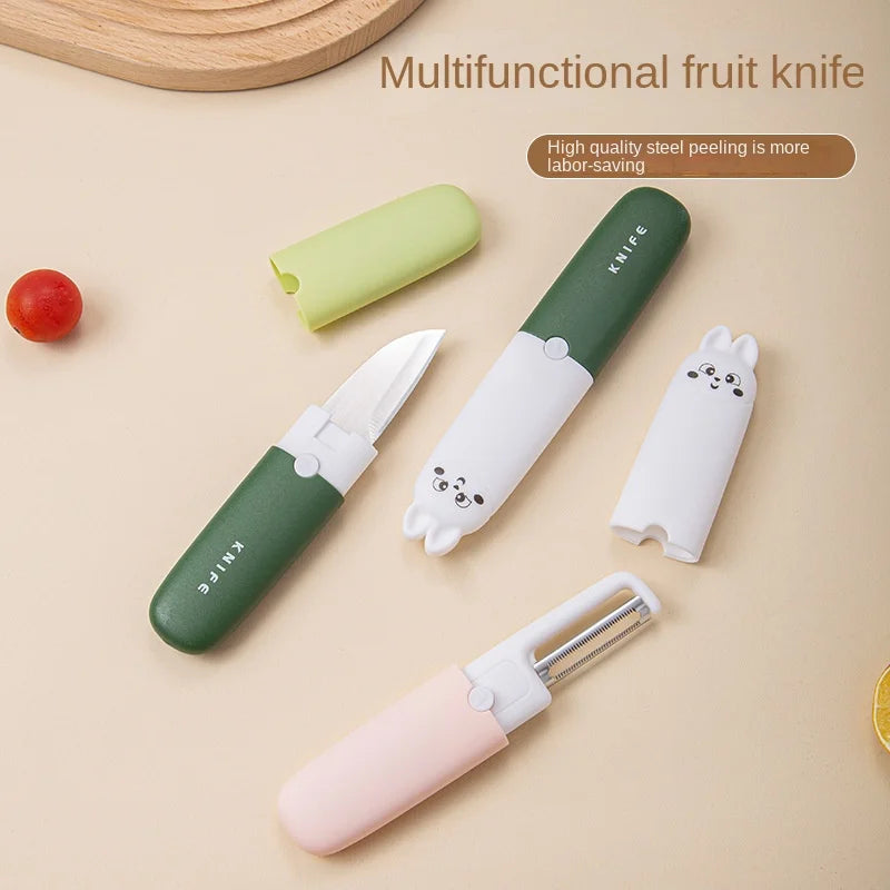 Multi-use paring knife student dormitory office multifunctional apple peeling portable melon shaving multifunctional fruit knife Oasis Select