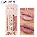 Women 2 in 1 Lipstick and Liner Set Waterproof Matte Makeup Korean Beauty Long Lasting Cosmetic Lip Kit Oasis Select 09