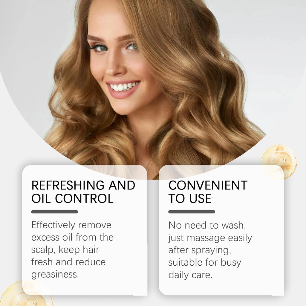 Fluffy Volumizing Hair Spray Quick-Drying Non-greasy Wash Free Increase Volume Lazy People Hairdressing Hair Shaping Spray Oasis Select