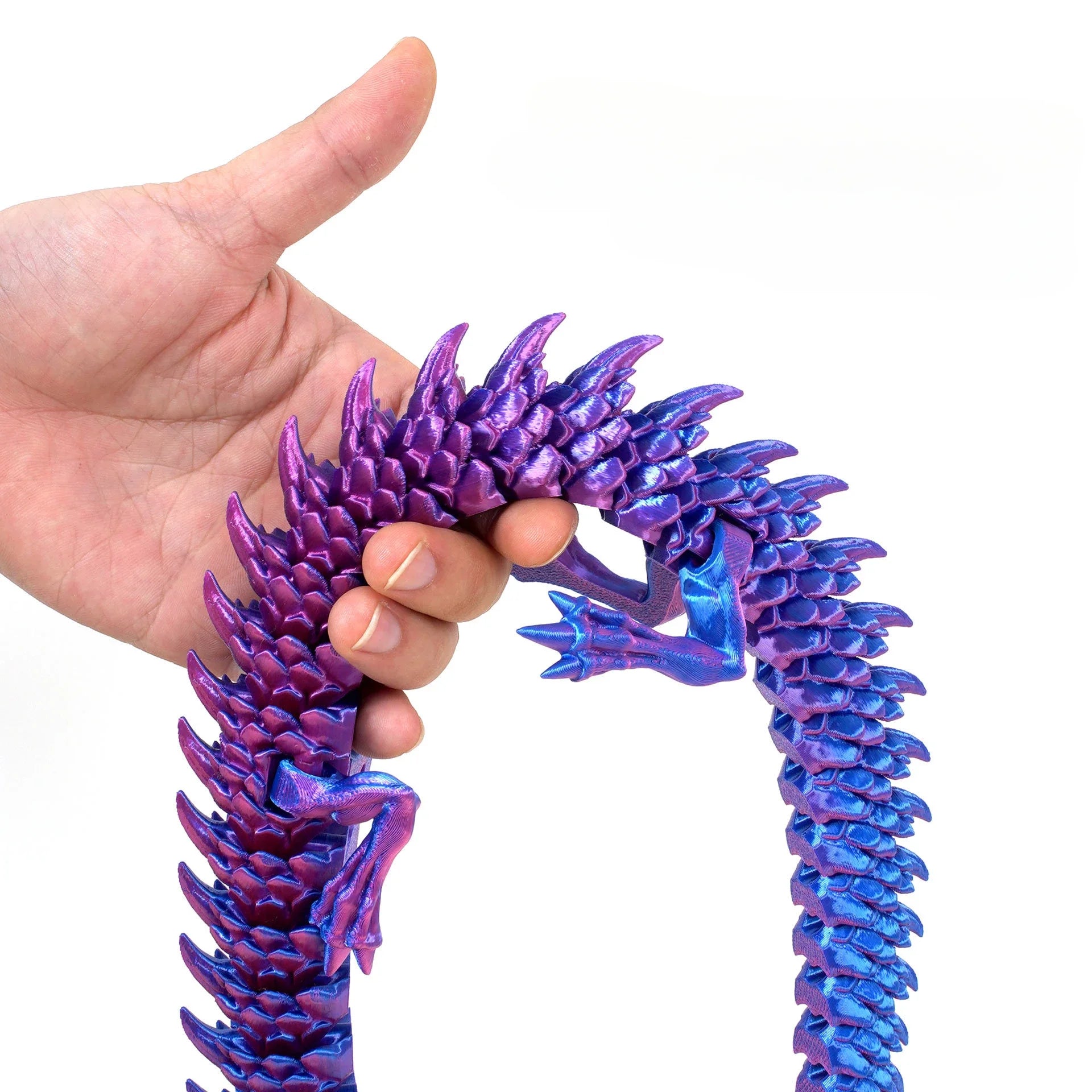 3D Printing Chinese Dragon Landscaping Ornaments Handicrafts Joints Movable Creative Figure Decoration Children's Gift Toys Oasis Select