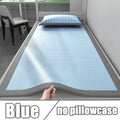Cooling Bed Sheet Ice Silk Cold Feeling Mattress Cover for Summer Hot Weather Breathable Washable Bedding Use No Pillowcase Oasis Select Blue 90x200cm