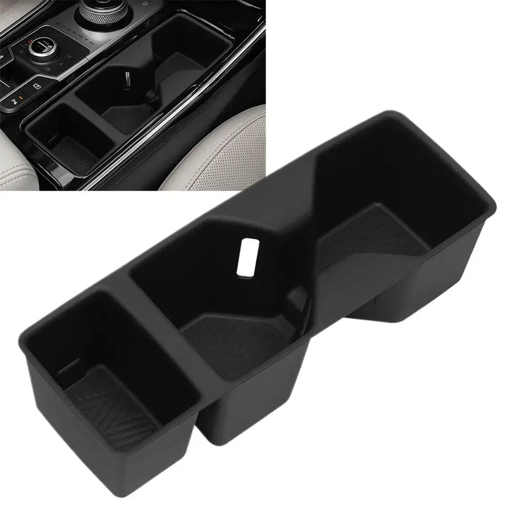 Water Cup Holder For Kia Sorento 2021-2025 LHD Center Console Shock Absorber Sleeve Drink Storage Box Interior Modification Oasis Select