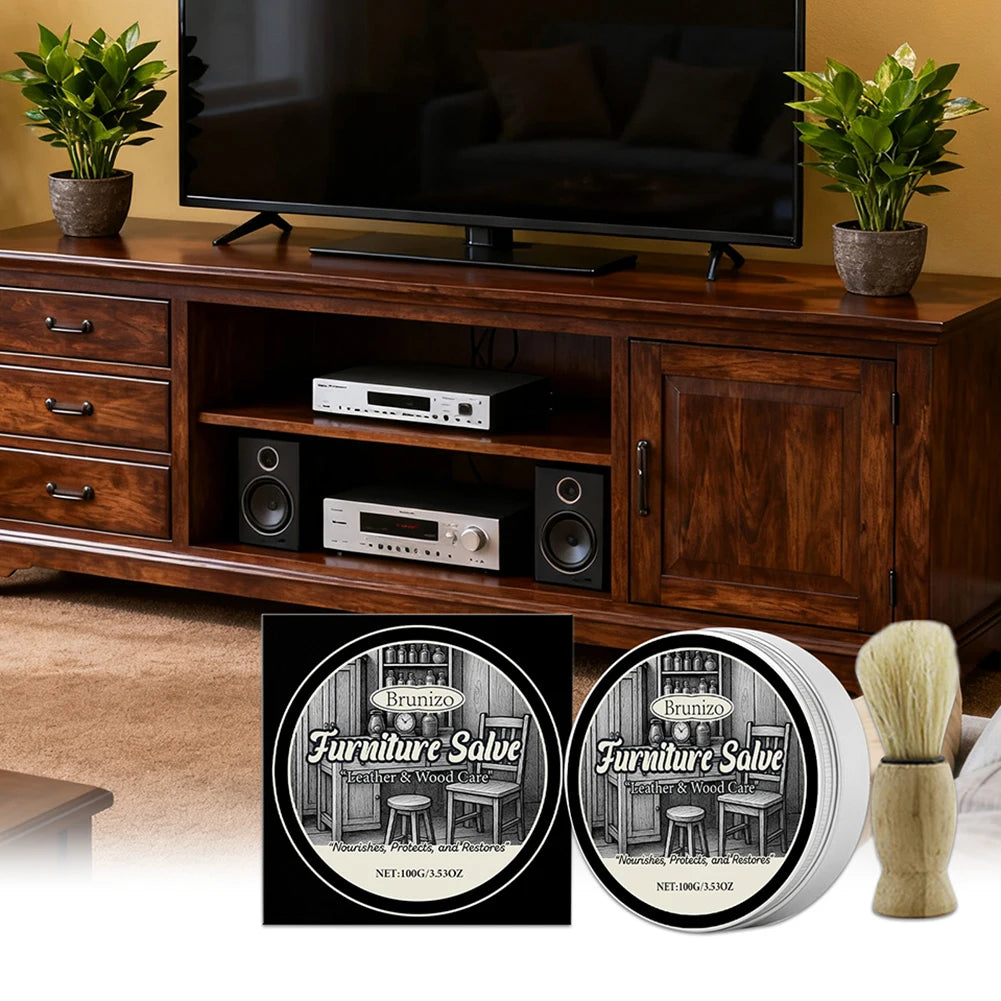 Beeswax Leather Conditioner & Wood Scratch Repair Cream