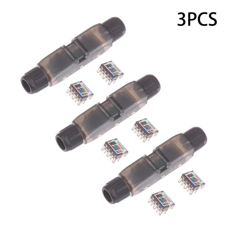 Tool-Less CAT5E Network Extension Connector Junction Box