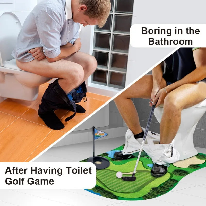 A Set of Five Toilet Golf Balls, A Fun and Leisure Golf Ball Set for The Toilet, Perfect As A Gift for Dad or Boyfriend. Oasis Select