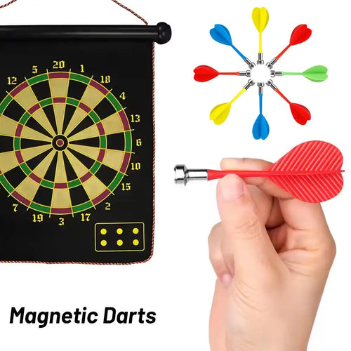 12Pcs Magnetic Darts Safety Replacement Durable Plastic Wing Magnetic Darts Bullseye Indoor Game Toys Accessories Adults Kids Oasis Select