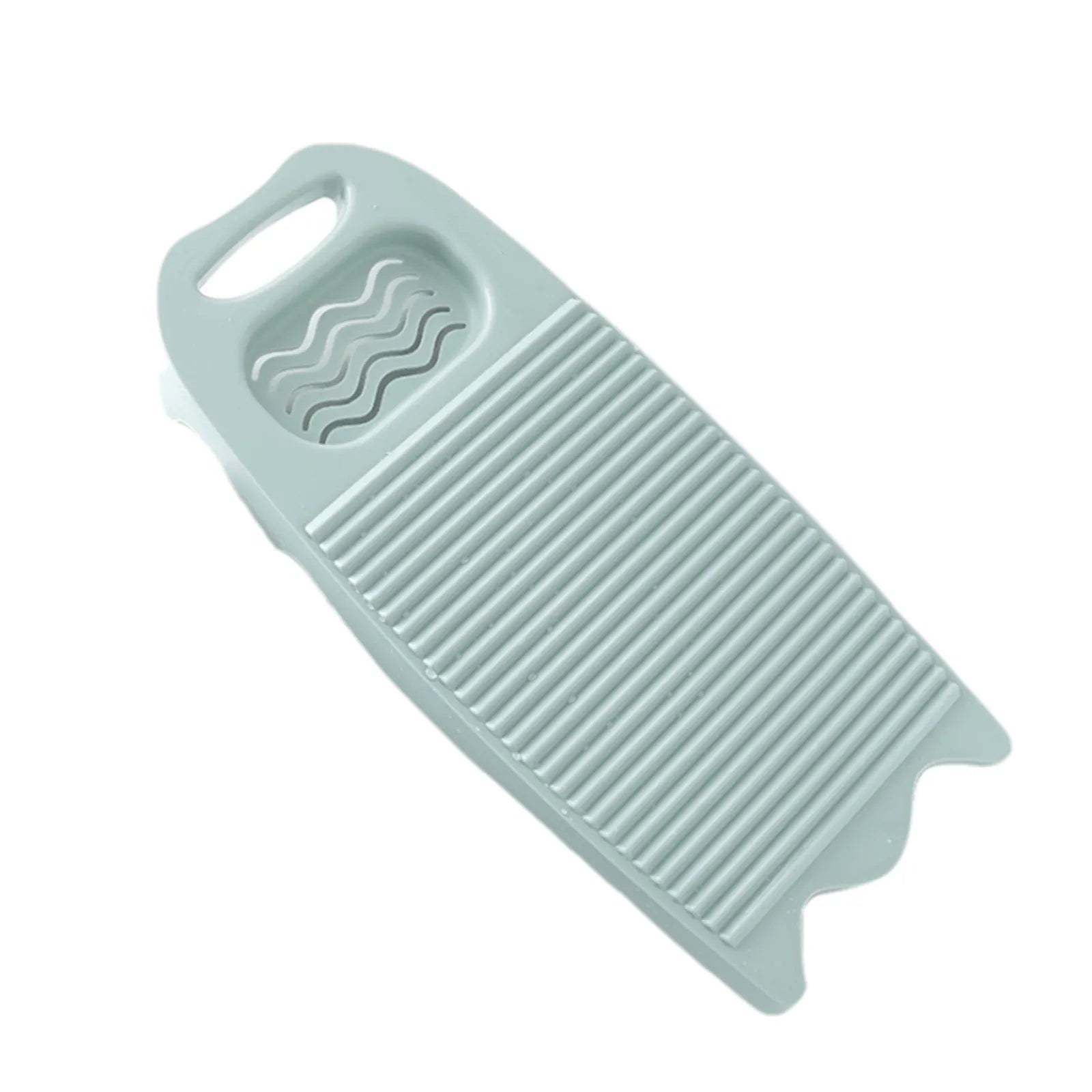 Wash Board Thickened Hand Wash Laundry Boards Dirty Clothes Washboard with Soap Holder Design for Underwear Lingerie Cleaning Oasis Select Light Blue