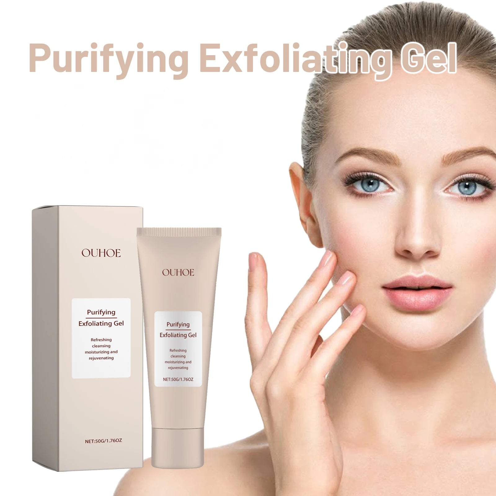 Exfoliating Peeling Gel – Pore Shrinking & Brightening Face Scrub Facial Peeling Gel Oasis Select