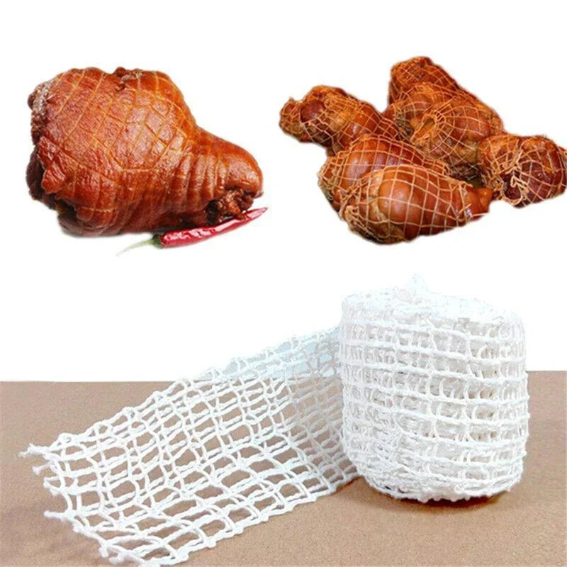 3-meter cotton meat net, ham sausage net, slaughter rope, sausage roll, meat cooking tool, hot dog sausage, sausage casing packa Oasis Select 3m