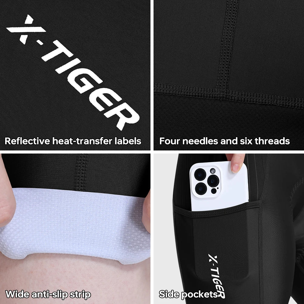 X-TIGER Women's Cycling Shorts 7 Hour Padded Mountain Road Bike Shorts Summer Breathable Bicycle Riding Shorts Oasis Select
