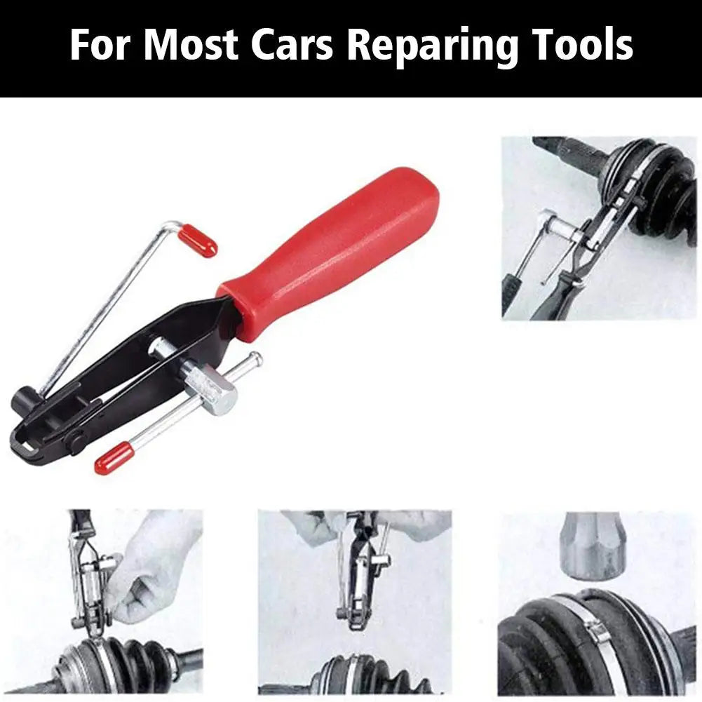 Car CV Joint Boot Clamp Banding Crimper Tool With Cutter Pliers Car Reparing Tools Automotive Hose Axle Plier for Most Vehi E3A3 Oasis Select