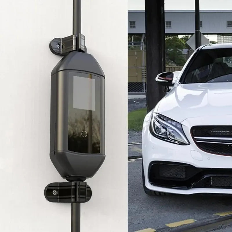 Universal Fit Cable Management Home EV Charger Fixing Clamp Bracket Wall Mount Holder for Household Charging Station Oasis Select