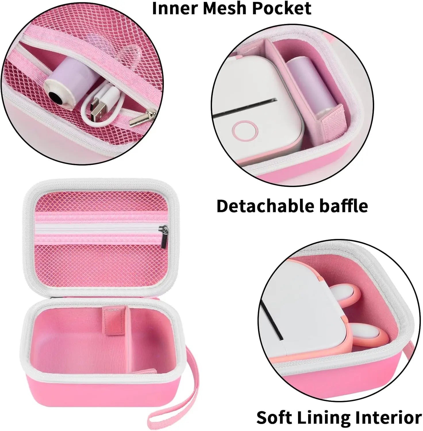 Printer Storage Case for Memoking T02 & Phomemo M02 Series