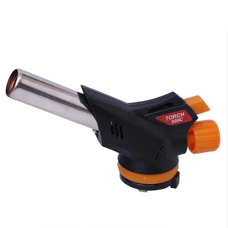 Torch Cooking AutoIgnition Butane Gas Welding-Burner Welding Gas Burner Flame Gas Torch Flame Gun Blow for BBQ Camping Cooking Oasis Select