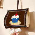New Year Wealth Prosperity Wall Mounted Tissue Box Hanging Canvas Tissue Bag Wet Wipes Case Removable Napkins Paper Holder Oasis Select Style 4