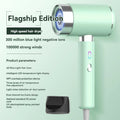 2400W salon high-power hair dryer, home hair salon, strong wind hair dryer, dormitory, cold and hot air, negative ion Oasis Select green EURO