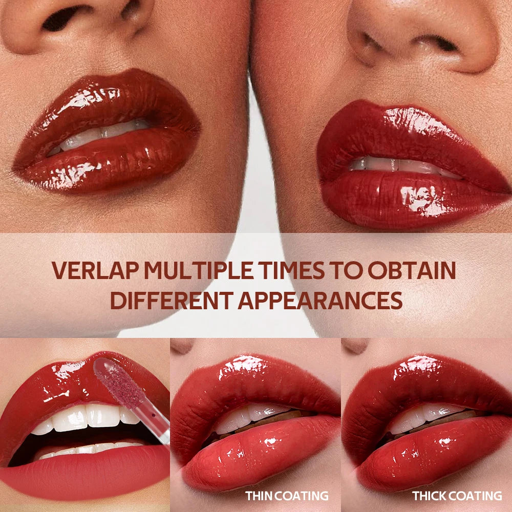 Lip Stain Vb Hydrating Gloss Stain 12HR Hydration Long-Lasting Moisturize Nourish Lips Hydra Honey Instant Glossy Wetness Makeup Oasis Select