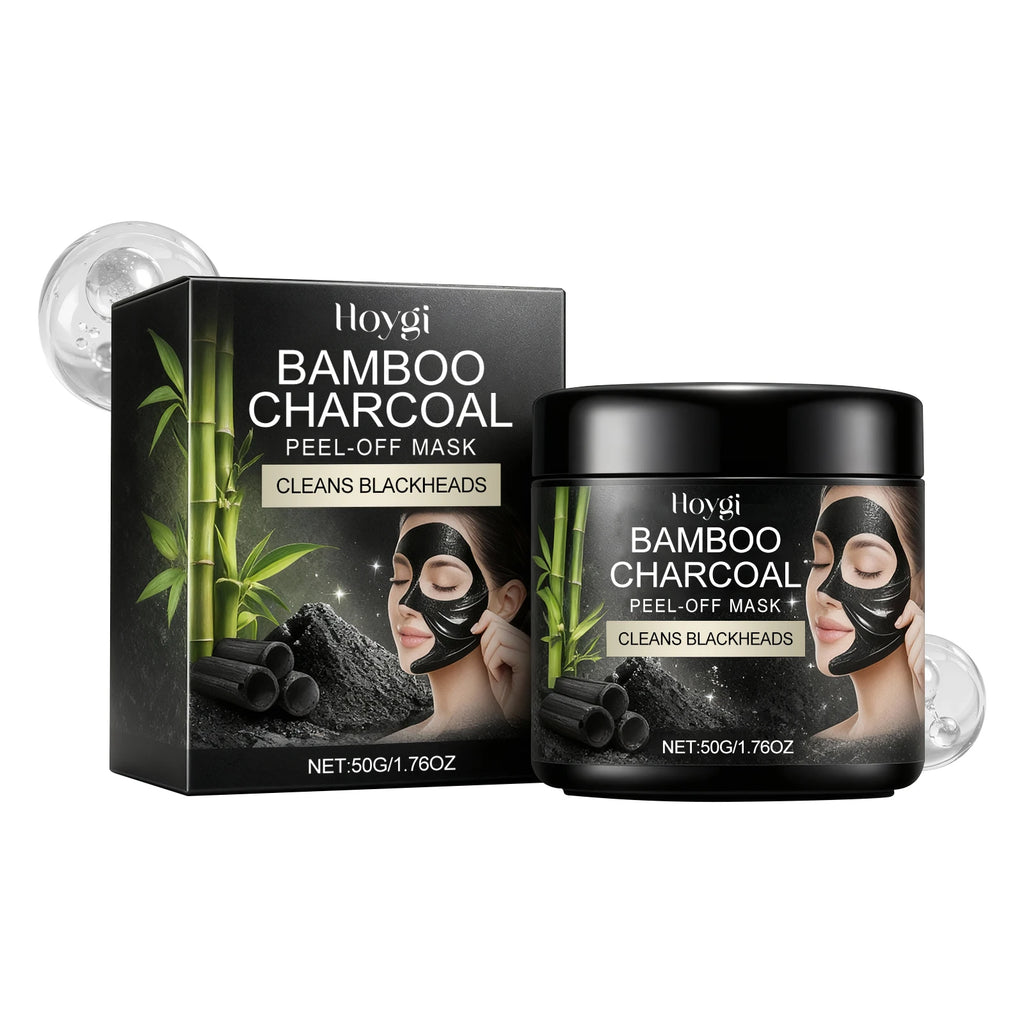 Bamboo Charcoal Peel-Off Mask – Hydrating & Cleansing Peel-Off Face Mask Oasis Select 50g boxed