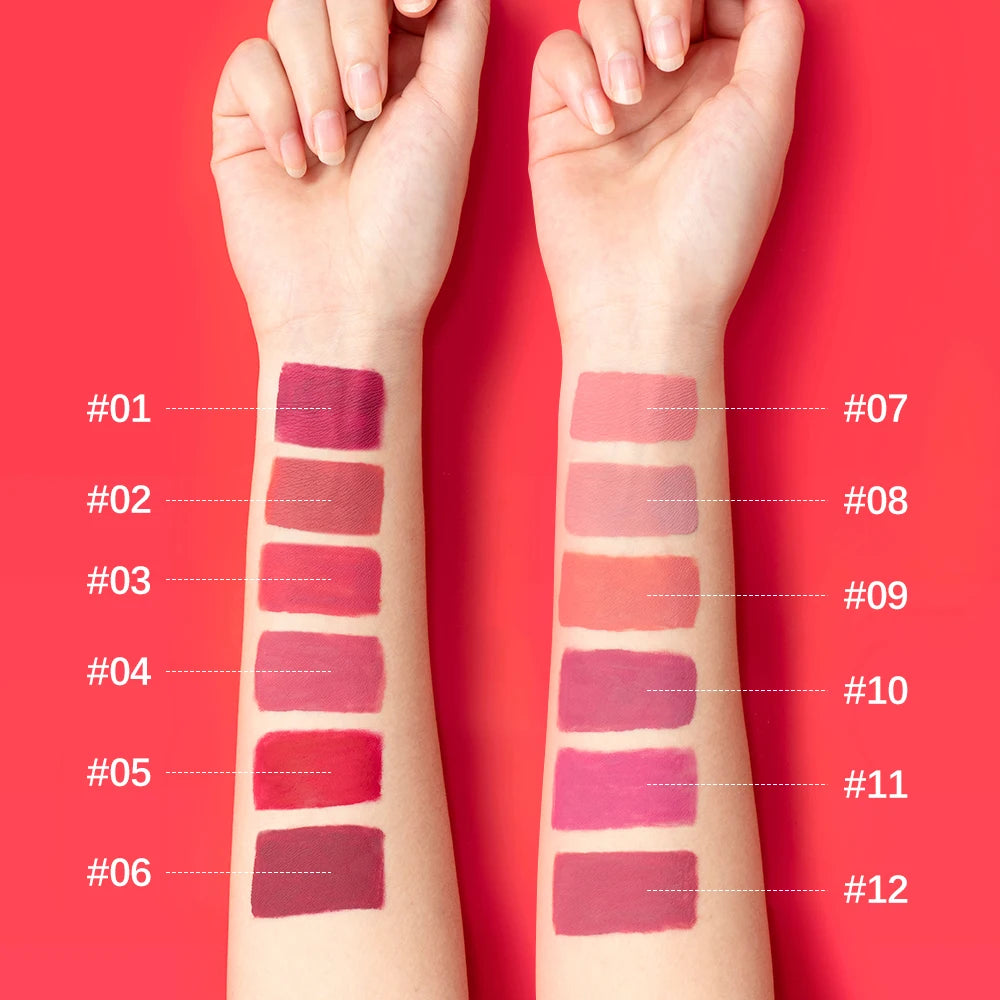 Matte Velvet Lip Gloss Lipstick Waterproof Non-stick Cup Not Easy To Fade Long Lasting Lip Glaze Lipstick Makeup Cosmetics Oasis Select