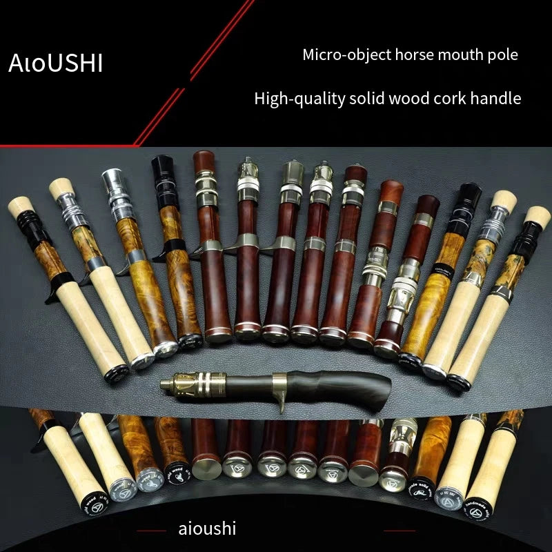 Weiwu Makou Rod DIY Solid Wood Cork Handle High Quality Stream Road Ya Rod Handle Oasis Select