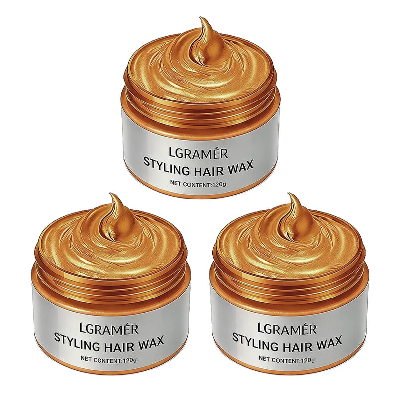 Temporary Hair Color Wax – 9 Shades | Silver Gray, Wine Red & More