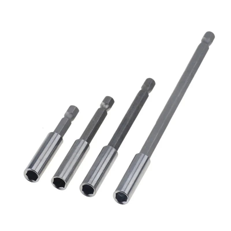 Hexagonal Handle Extended Connecting Rod Magnetic Screw Bit Extension Rod Long Handle Screwdriver Tip Holder Non-slip Hand Tools Oasis Select
