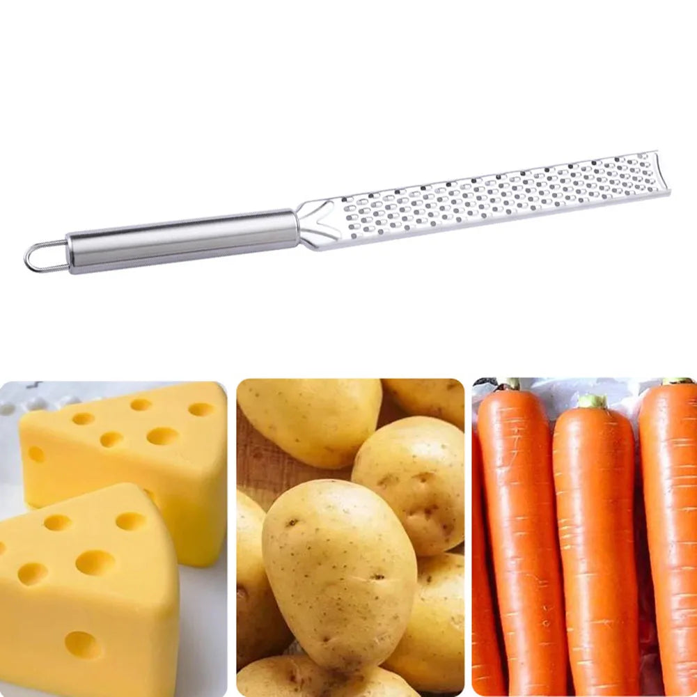 20cm Stainless Steel Flat Grater – Cheese, Lemon & Spices Kitchen Grater Oasis Select