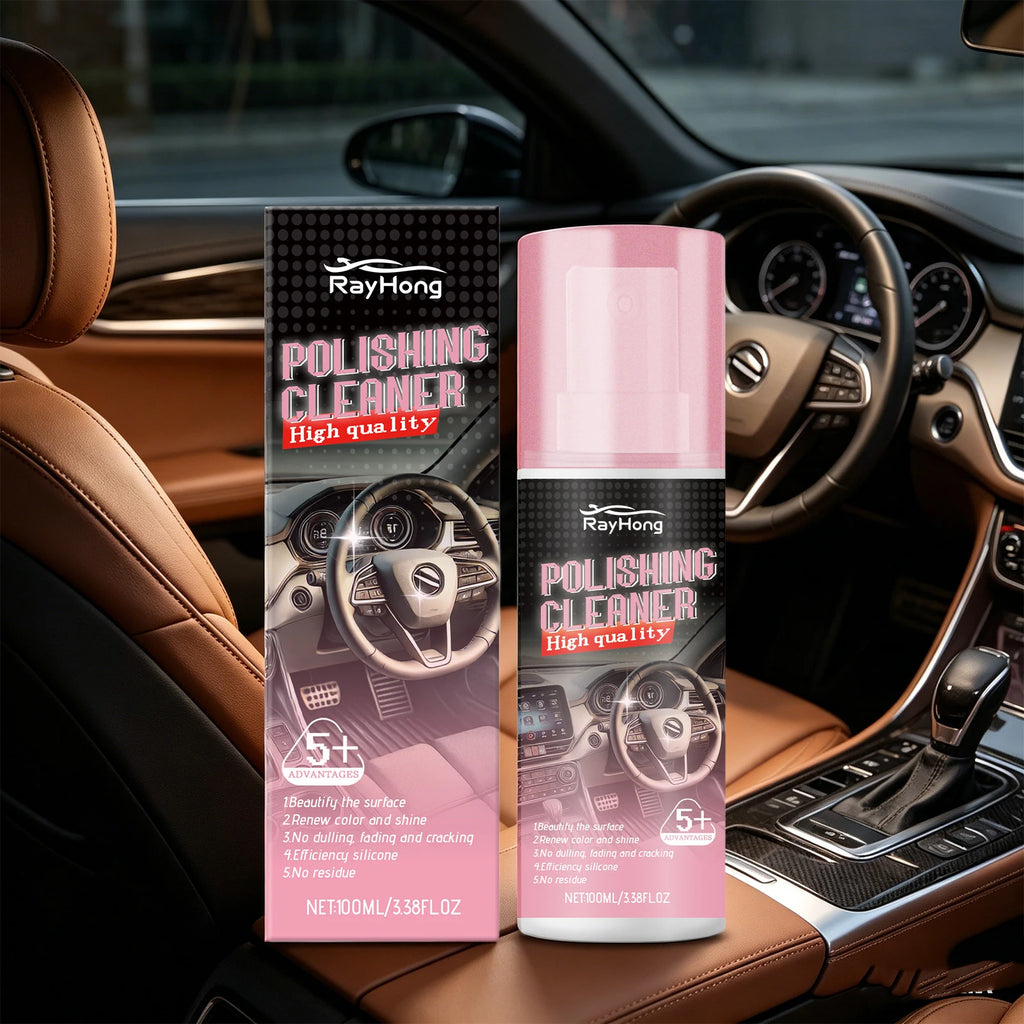Automotive Interior Polishing Agent for Automotive Leather Interior Anti-Cracking Revives Faded Protects Leather Restoring Shine Oasis Select