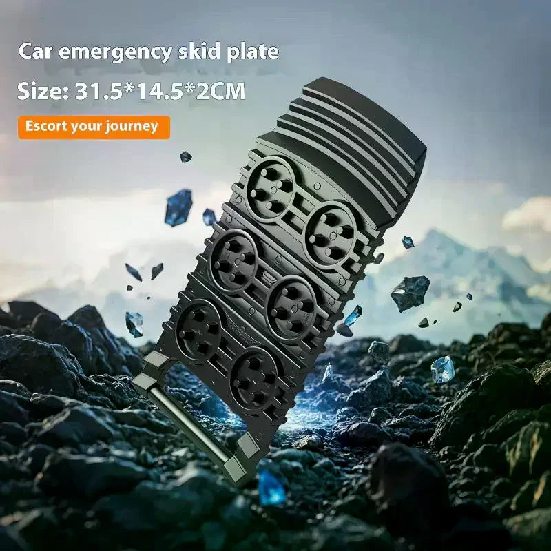 1PC Car Tire Emergency Anti-skid Board Recovery Tracks Traction Mat Board Snow Chain Shovel Ramps Pad Off Road Accessories Oasis Select