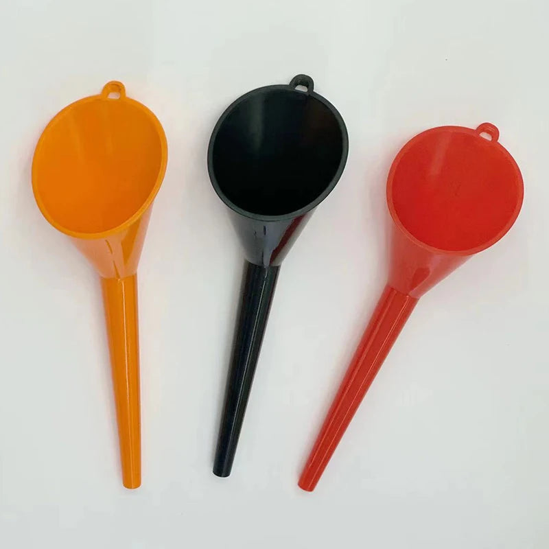 Car Long Stem Funnel Gasoline Oil Fuel Filling Tools Anti-splash Plastic Funnel Motorcycle Refueling Tools Auto Accessories Oasis Select