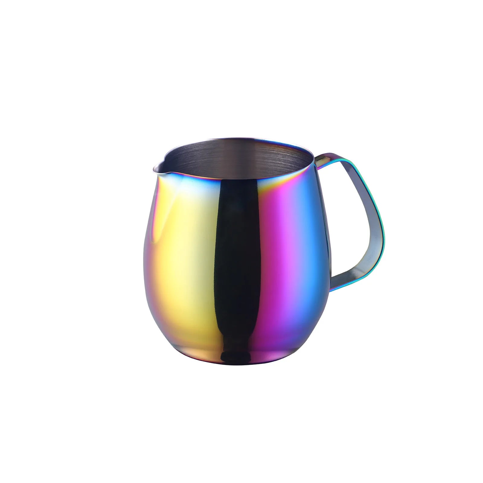 10oz Stainless Steel Milk Frothing Pitcher – 300ml Precision Spout for Latte Art, Barista-Grade Steaming Jug, Coffee Accessories Oasis Select 300ml-iridescent